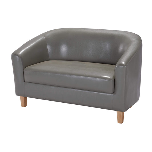 Claridon 2 Seater Sofa PU - Grey