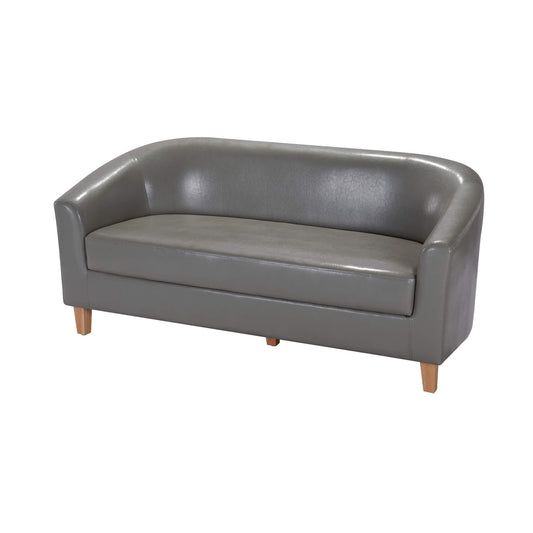 Claridon 3 Seater Sofa PU - Grey