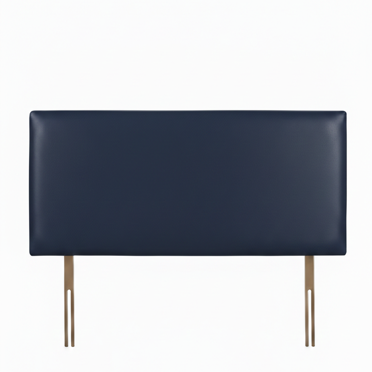 Blue PU Leather Headboard