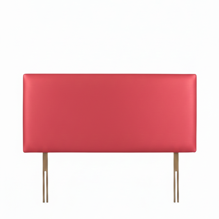 Red PU Leather Headboard