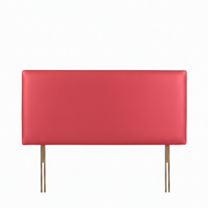 Red PU Leather Headboard