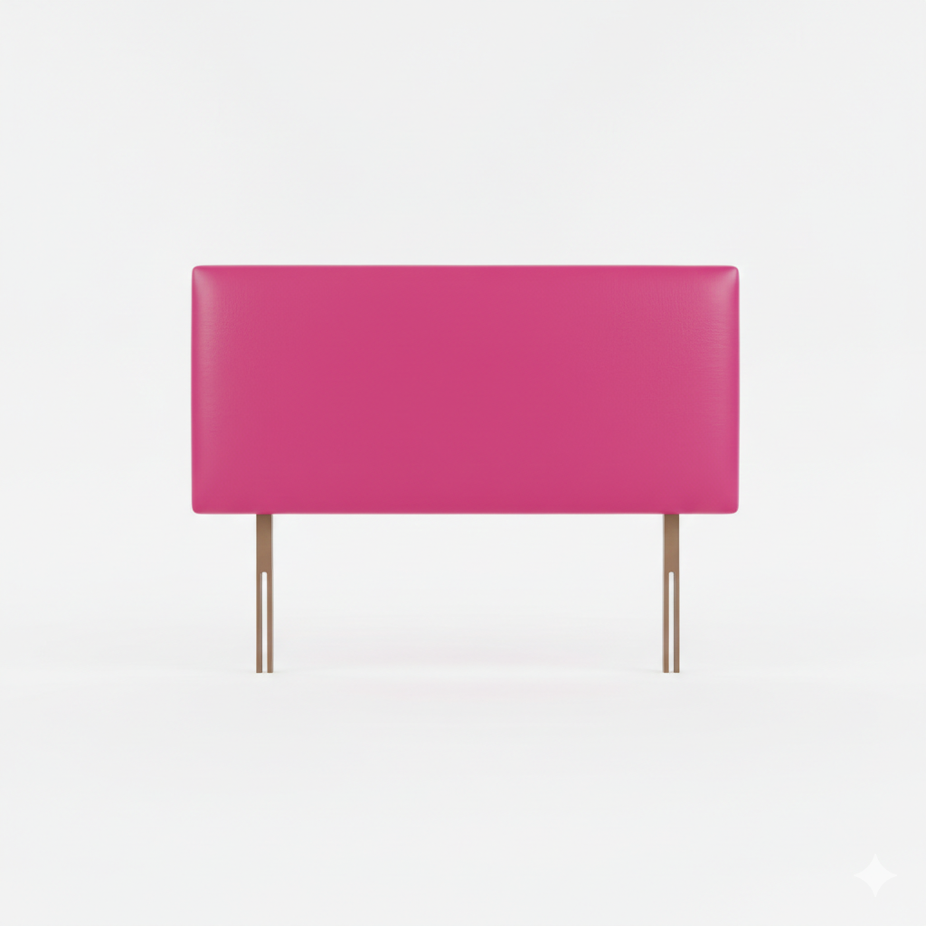 Pink PU Leather Headboard