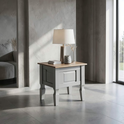 Corona Grey Lamp Table (2s) (Set of 2)