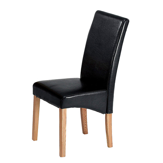 Cyprus Chair Solid Ashwood - Black (Set of 2)