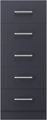 Dakota 5 Drawer Narrow Chest