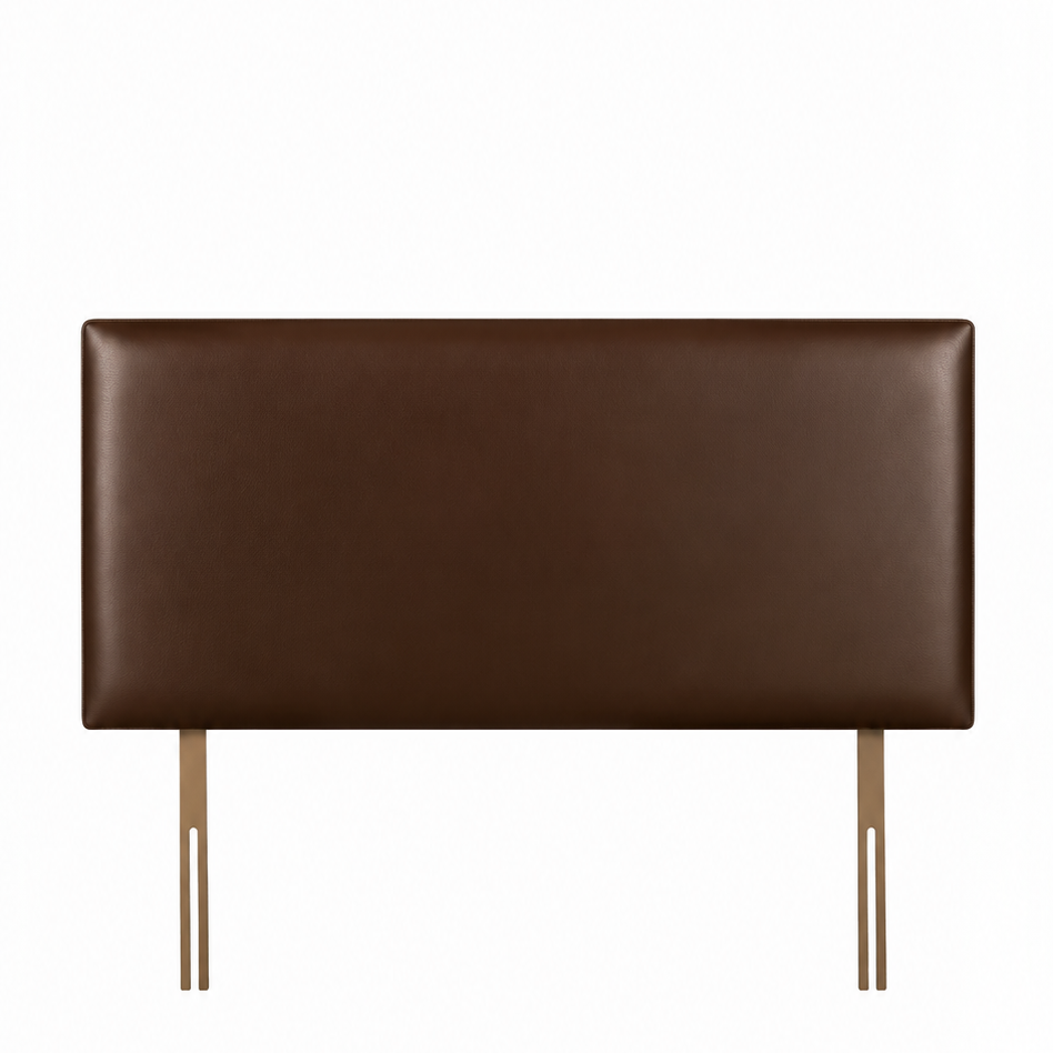 Brown PU Leather Headboard