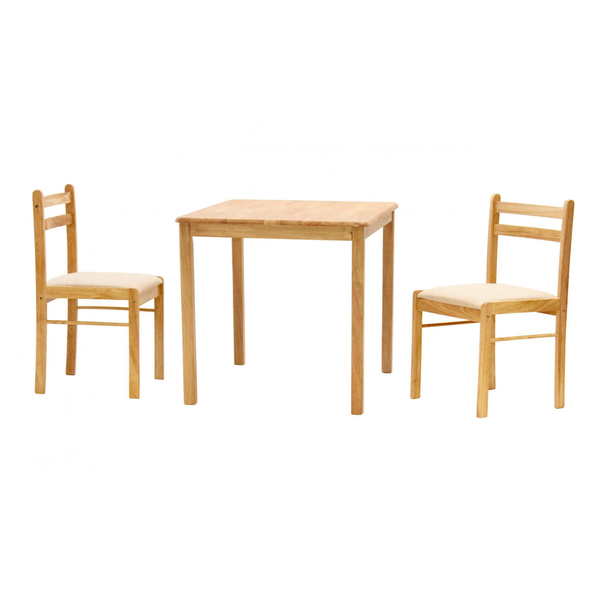 Dinnite Dining Set 2 Chairs - White