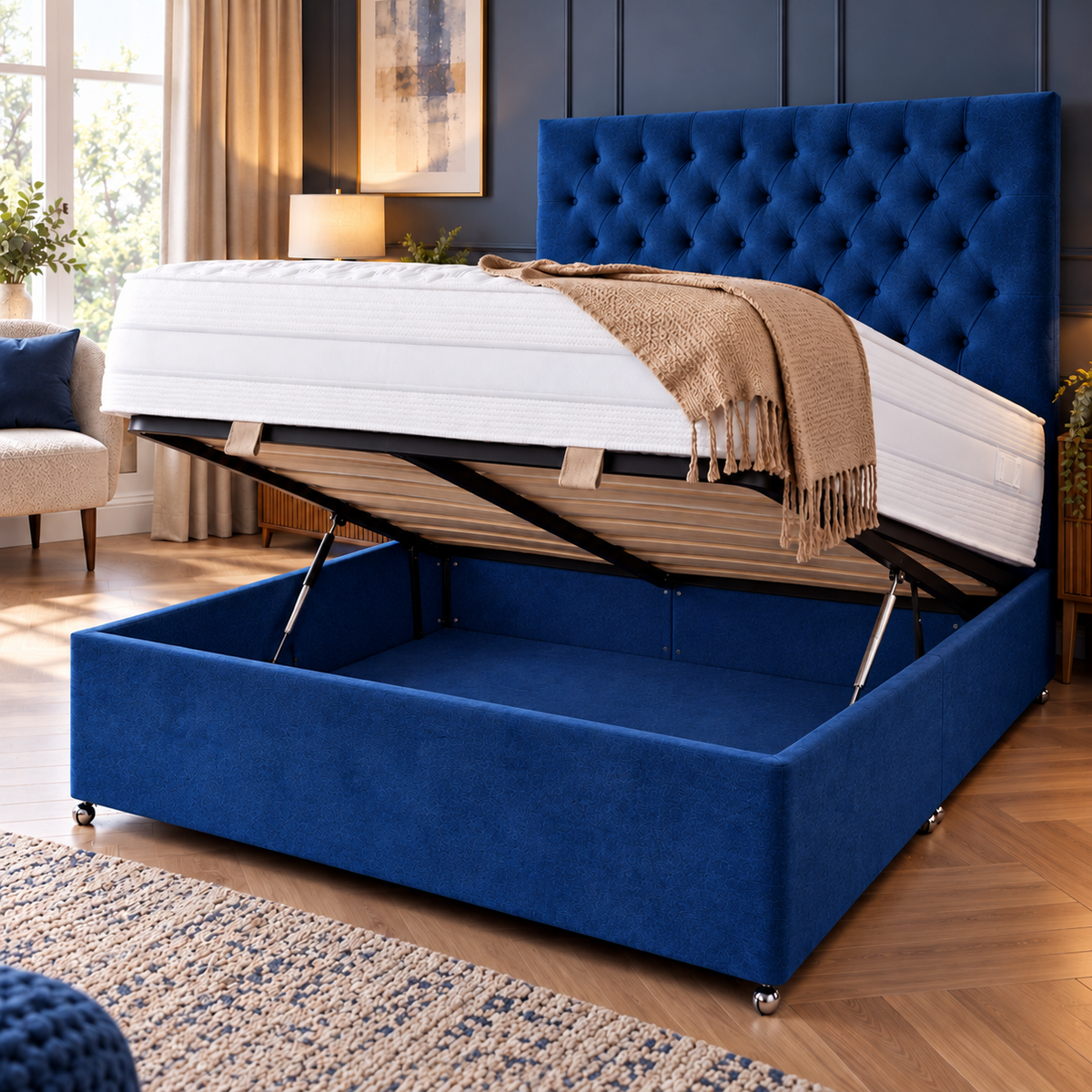 Plush Marine Ottoman Bed