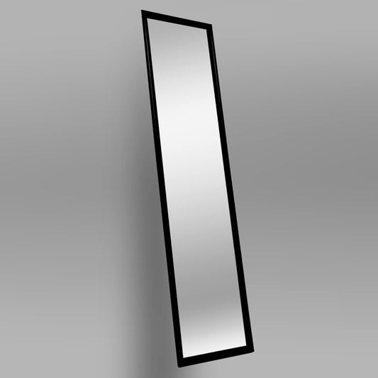 Falcon Metal Framed Mirror 1500H x 400W (2s) - Black
