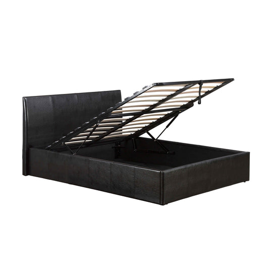 Fusion Storage PU Bed - Black