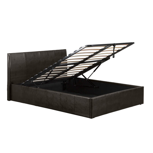 Fusion Storage PU Bed - Brown