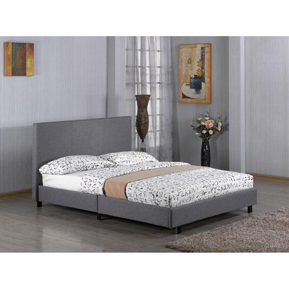 Fusion Fabric Bed Grey