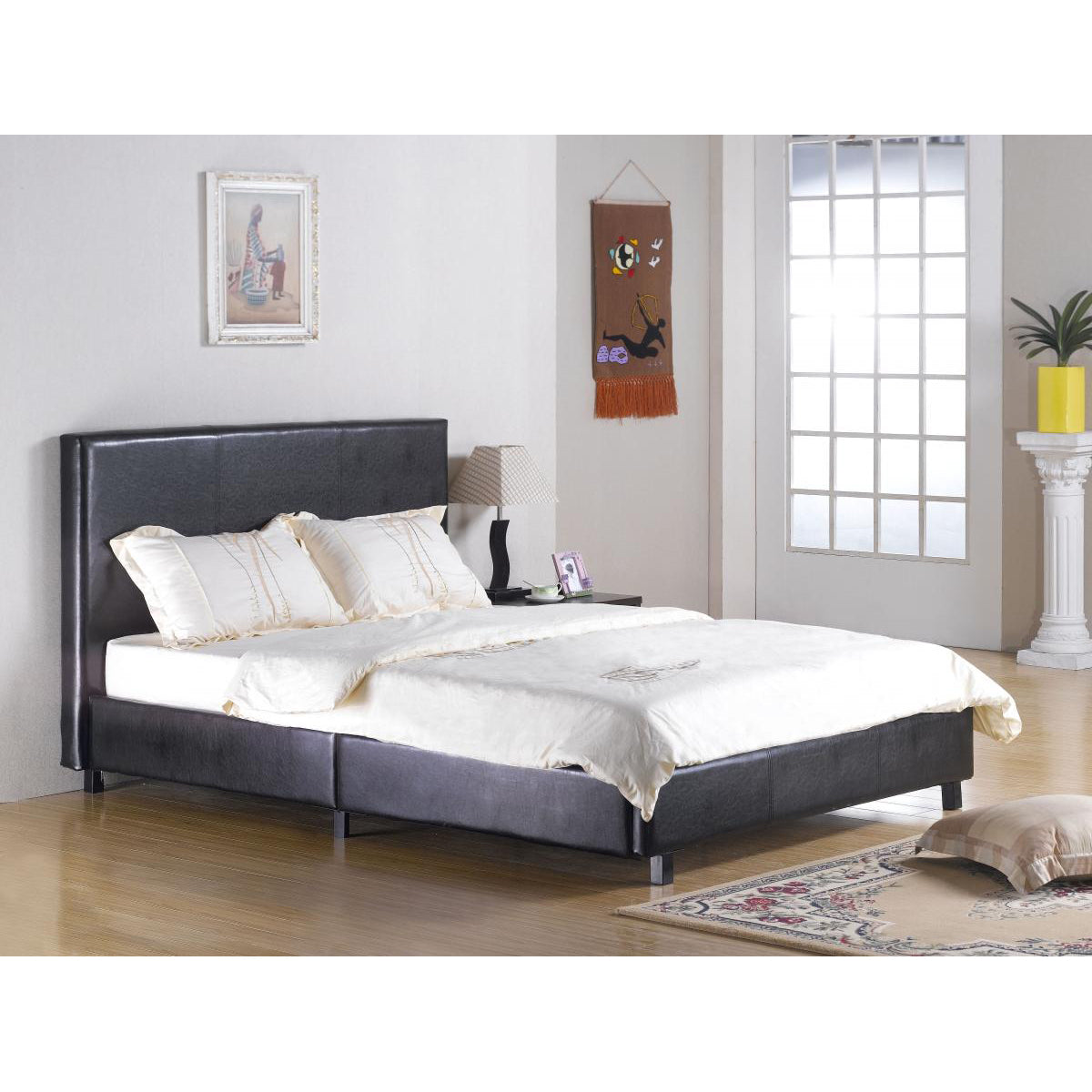 Fusion PU Bed - Black