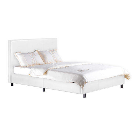 Fusion PU Bed - White