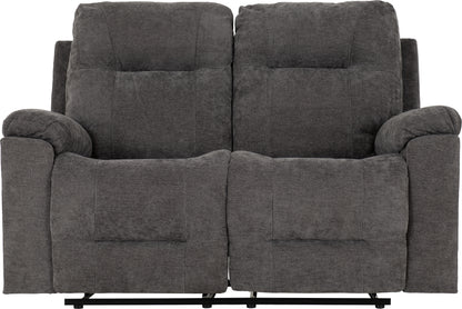 Guildford 2 Seater Recliner Sofa - Grey Fabric