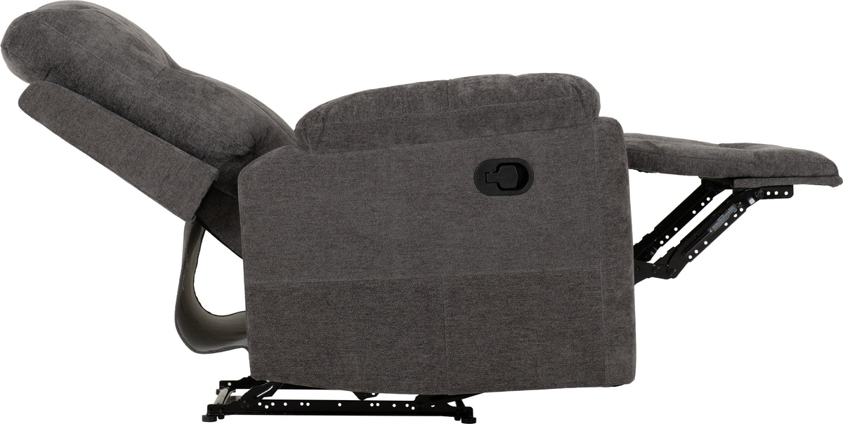 Guildford Recliner Chair - Grey Fabric
