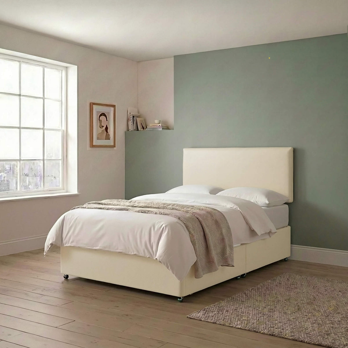 Genoa PU Headboard - Cream