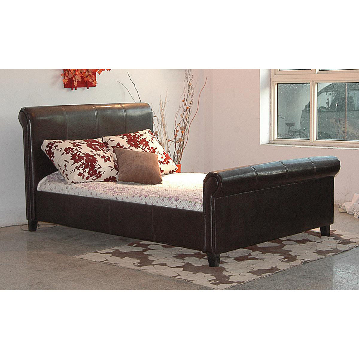 Henley PU Bed - Black