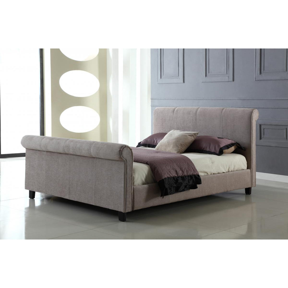 Jalisa Chenille Bed Mink