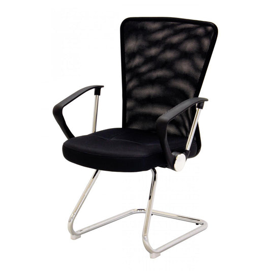 Keswick Office Chair Black & Charcoal (Set of 2)