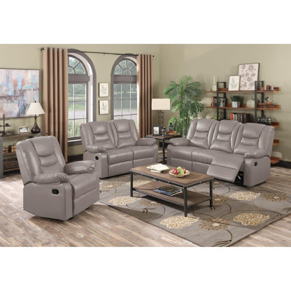 Kirk Recliner Bonded PU 2 Seater - Cappuccino