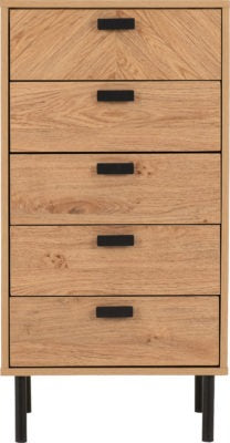 Leon 5 Drawer Narrow Chest