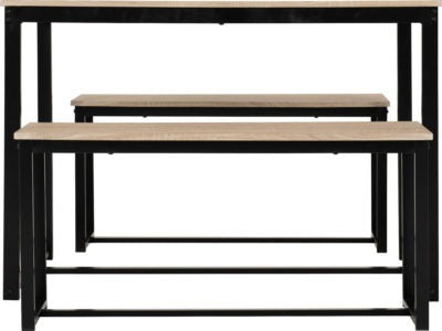 Lincoln 1+2 Dining Bench Set