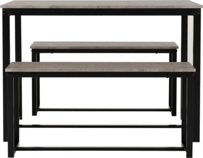 Lincoln 1+2 Dining Bench Set