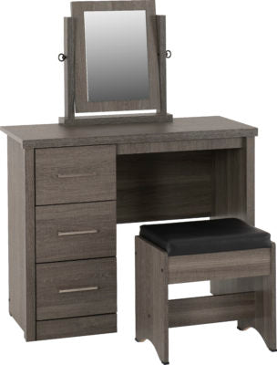 Lisbon 3 Piece Dressing Table Set with Mirror