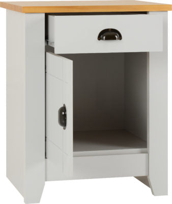 Ludlow 1 Drawer 1 Door Bedside Cabinet