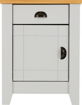 Ludlow 1 Drawer 1 Door Bedside Cabinet