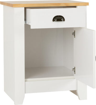 Ludlow 1 Drawer 1 Door Bedside Cabinet