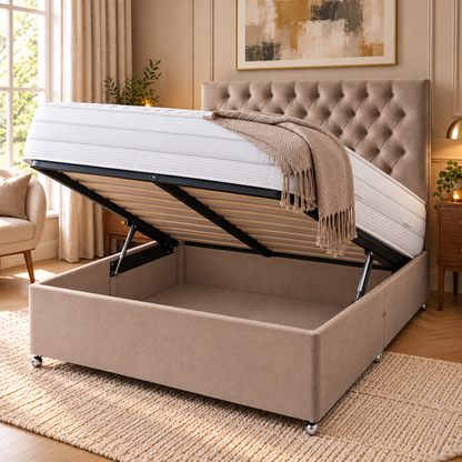 Plush Pebble Ottoman Bed
