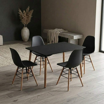 Lilly Rectangle Table - Black