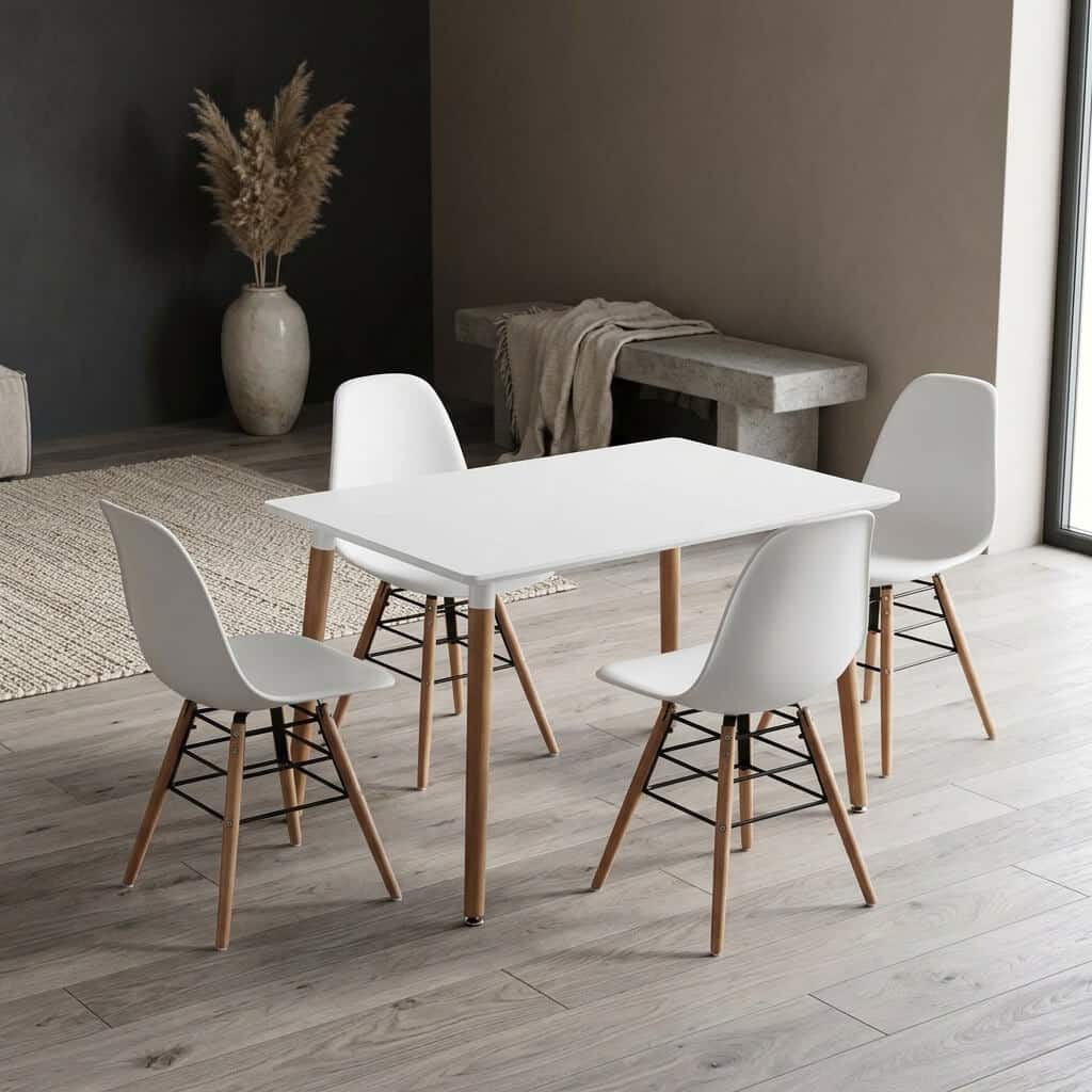 Lilly Rectangle Table - White