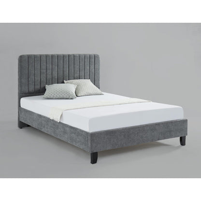 Livingstone Fabric Bed Grey