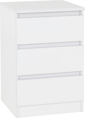 Malvern 3 Drawer Bedside (PAIR)