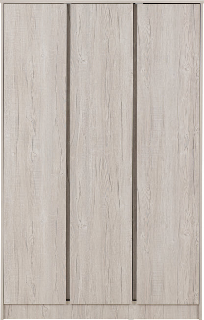 Malvern 3 Door Wardrobe - Urban Snow