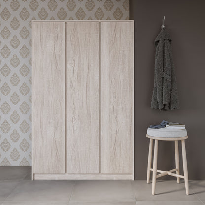 Malvern 3 Door Wardrobe - Urban Snow