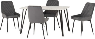 Marlow Dining Set with Avery Chairs