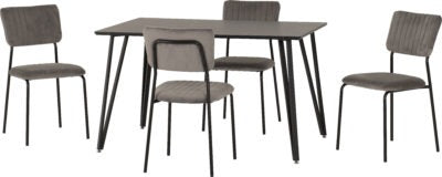 Marlow Dining Set with Sheldon Chairs