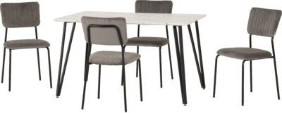 Marlow Dining Set with Sheldon Chairs