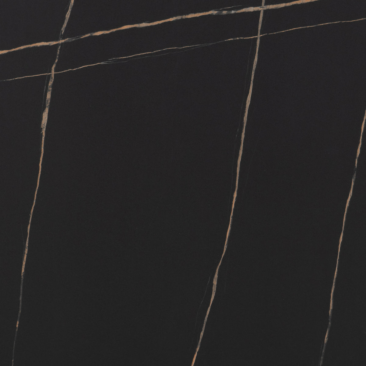 Marlow Coffee Table - Black Marble Effect/Black