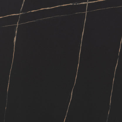 Marlow Coffee Table - Black Marble Effect/Black