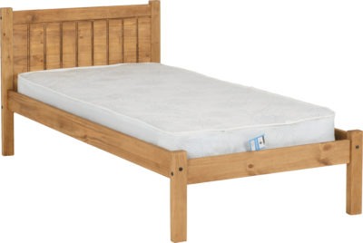 Maya 3' Bed | Distressed Waxed Pine | Furniture Cash and Carry