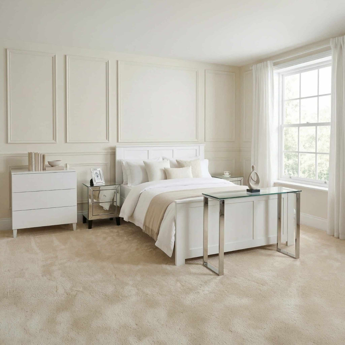 Arctic Chest 3 Drawer White 007833BO