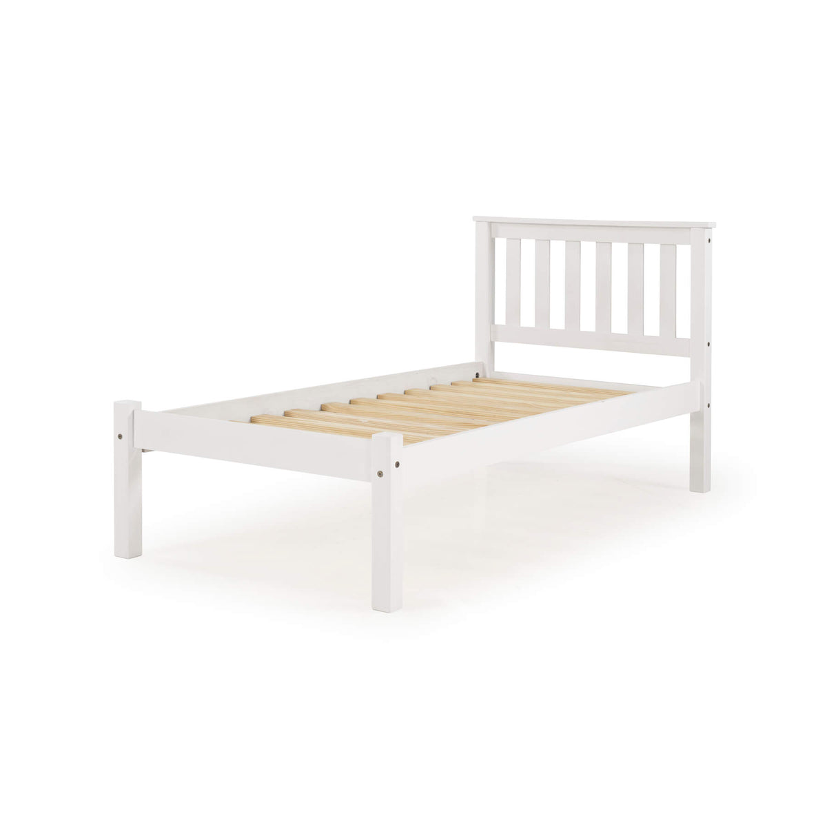 Manila LFE Pine Bed White