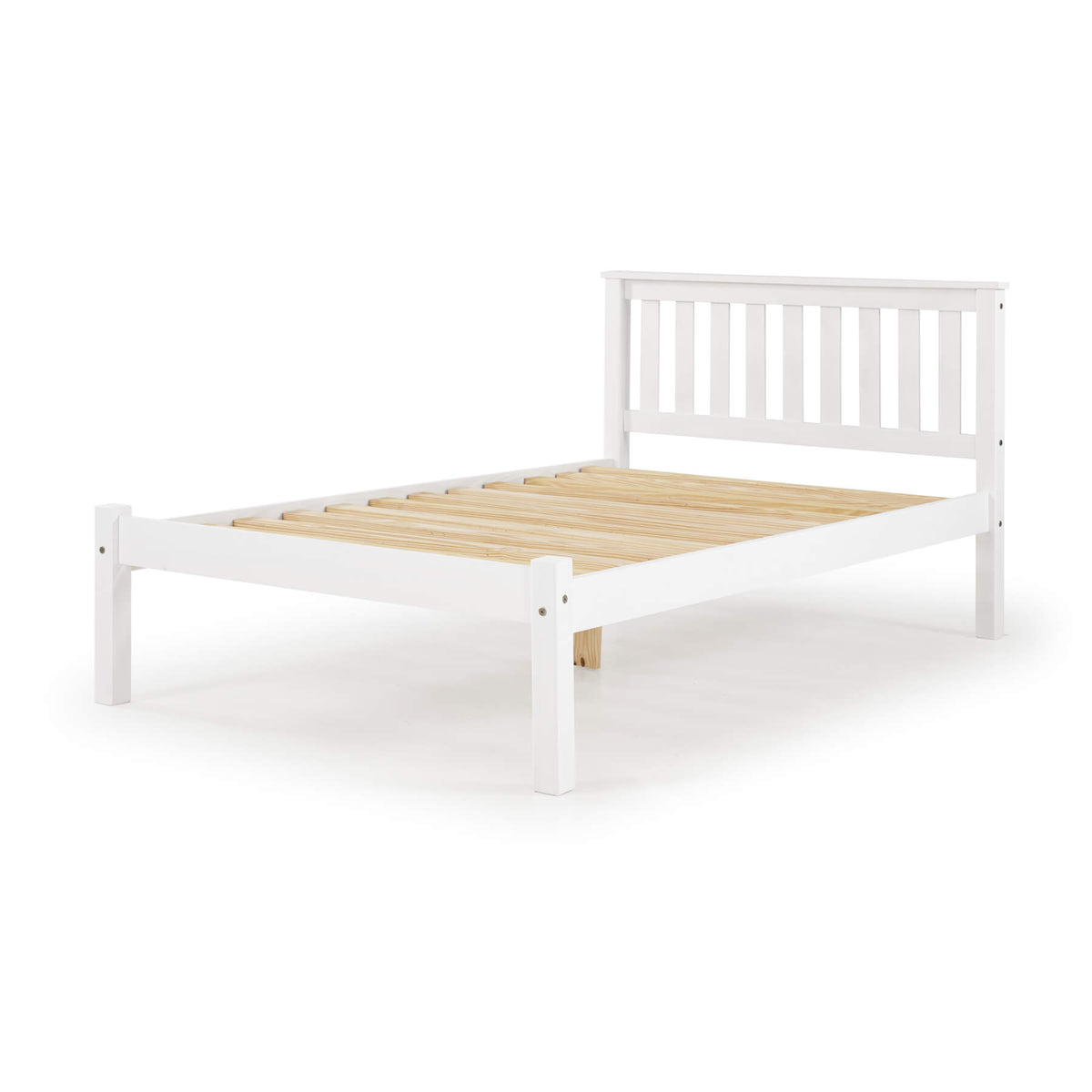 Manila LFE Pine Bed White