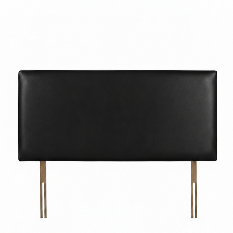Black PU Leather Headboard