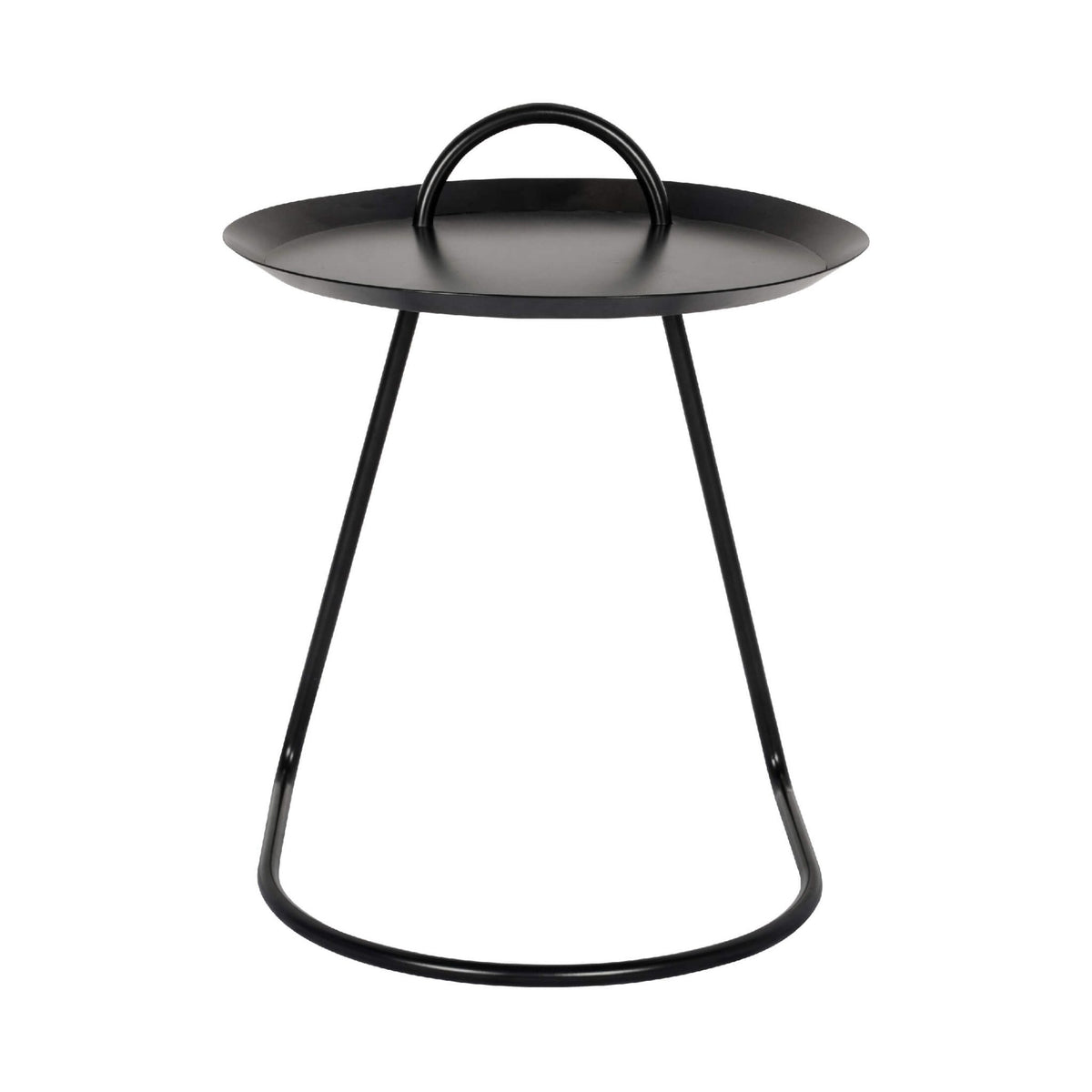 Monroe Metal Lamp Table Black